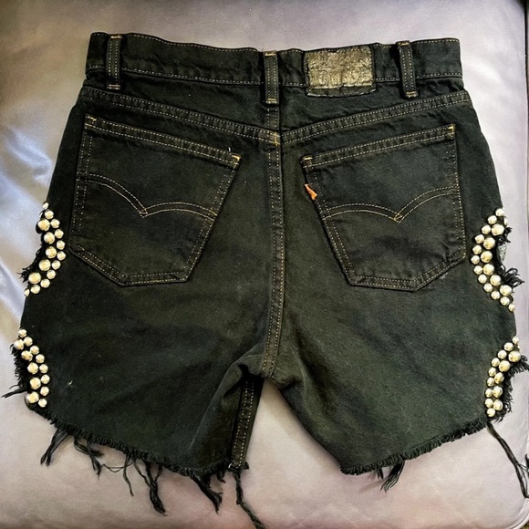 LEVI’s Holy Stud Cutoff Shorts - Picture 3 of 8